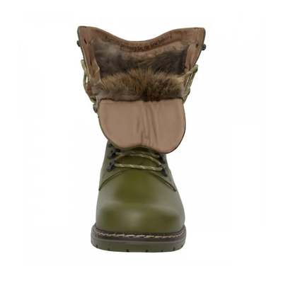 Leather Boots with Beaver Fur Lining for Hunting, Fishing and Camping