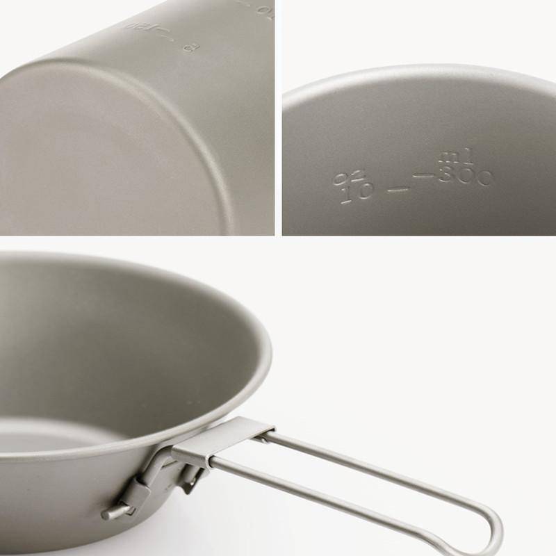 Naturehike Outdoor Ultralight Pure Titanium Cup Bowl - HUNTING CASE