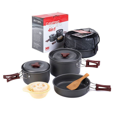 Complete Camp Dining: 4-in-1 Mess Kit