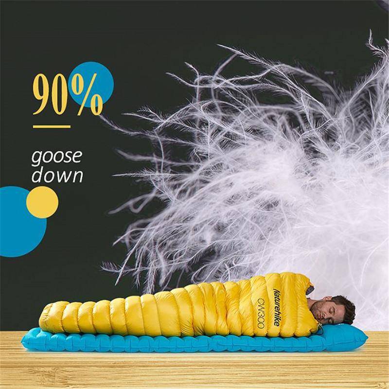 CW300 Goose Down Winter Mummy Sleeping Bag - HUNTING CASE