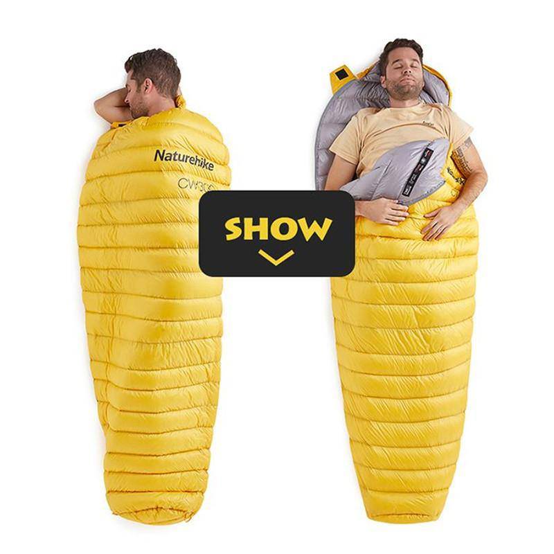 CW300 Goose Down Winter Mummy Sleeping Bag - HUNTING CASE