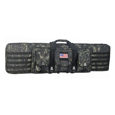 42-inch double rifle case for long rifles with tactical features