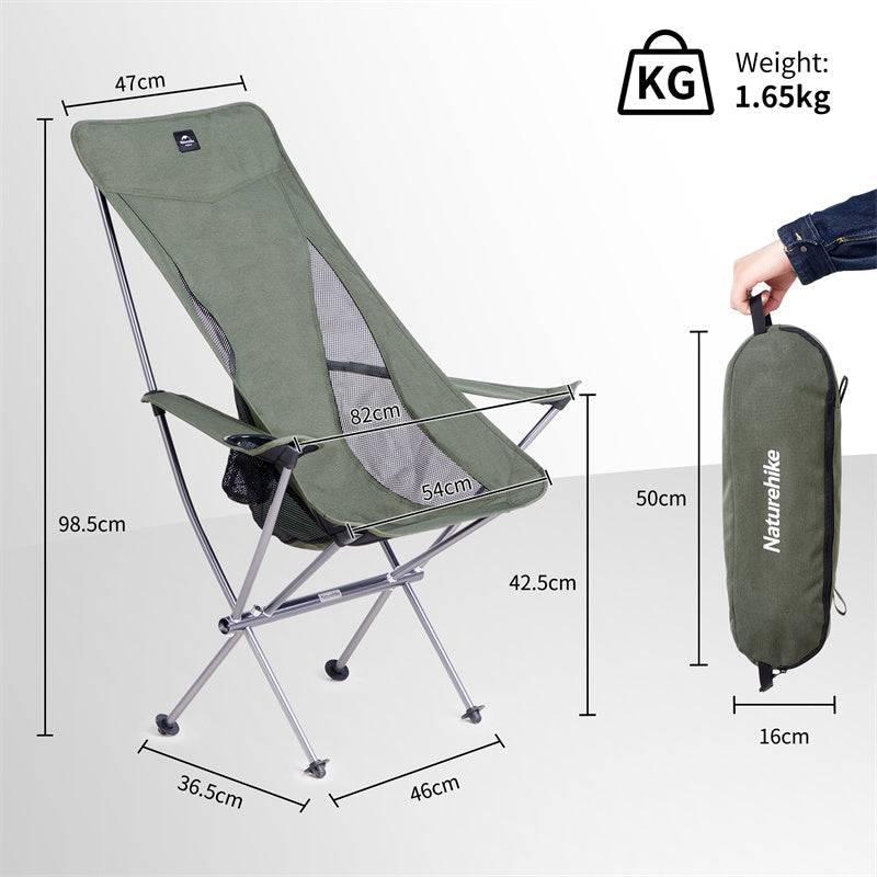 Naturehike YL06PLUS Camping Chair - HUNTING CASE