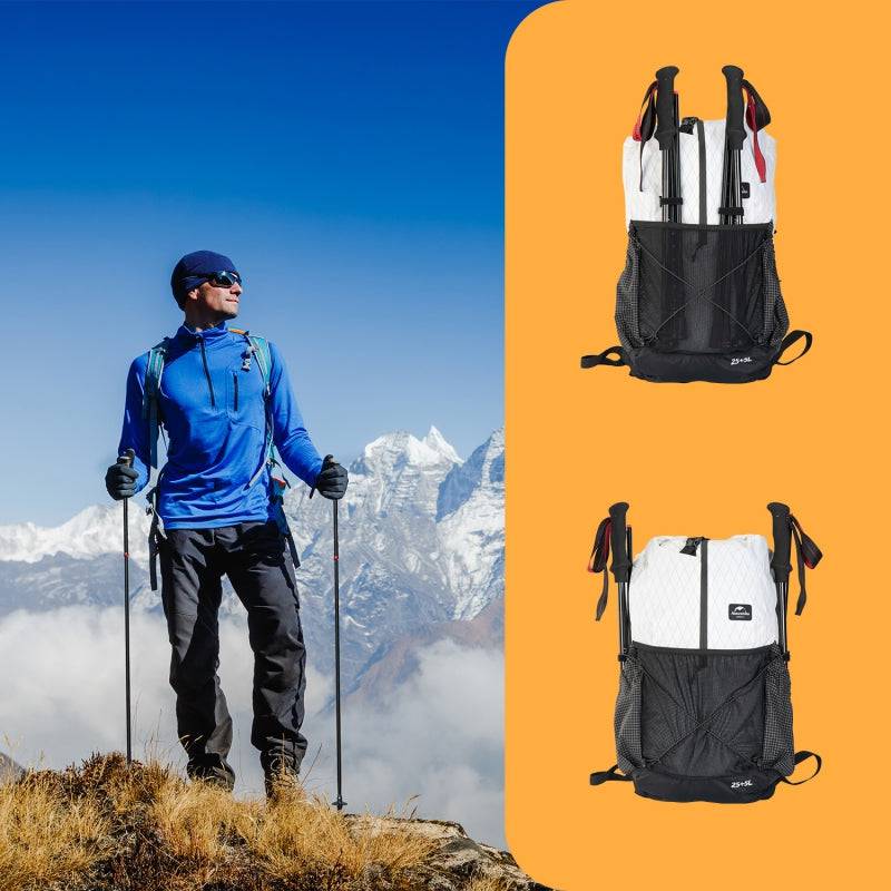 External locking aluminum trekking pole - HUNTING CASE