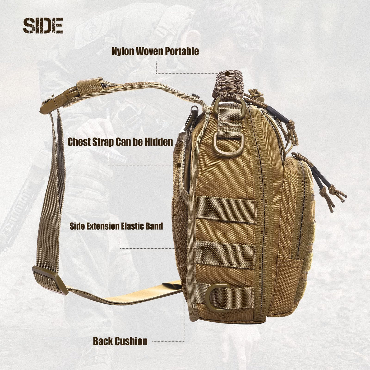 Lightweight hunting waist pack