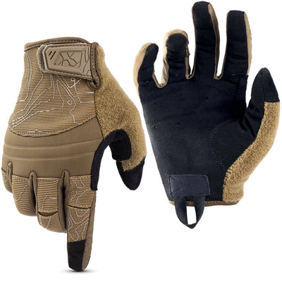 Tactical gloves with wrist support