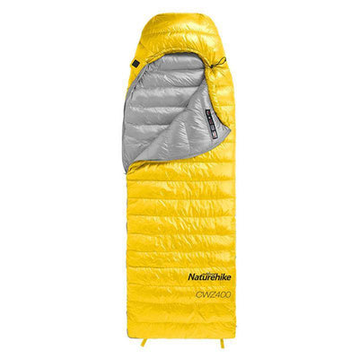 CW400 Goose Down Mummy Sleeping Bag Yellow - HUNTING CASE