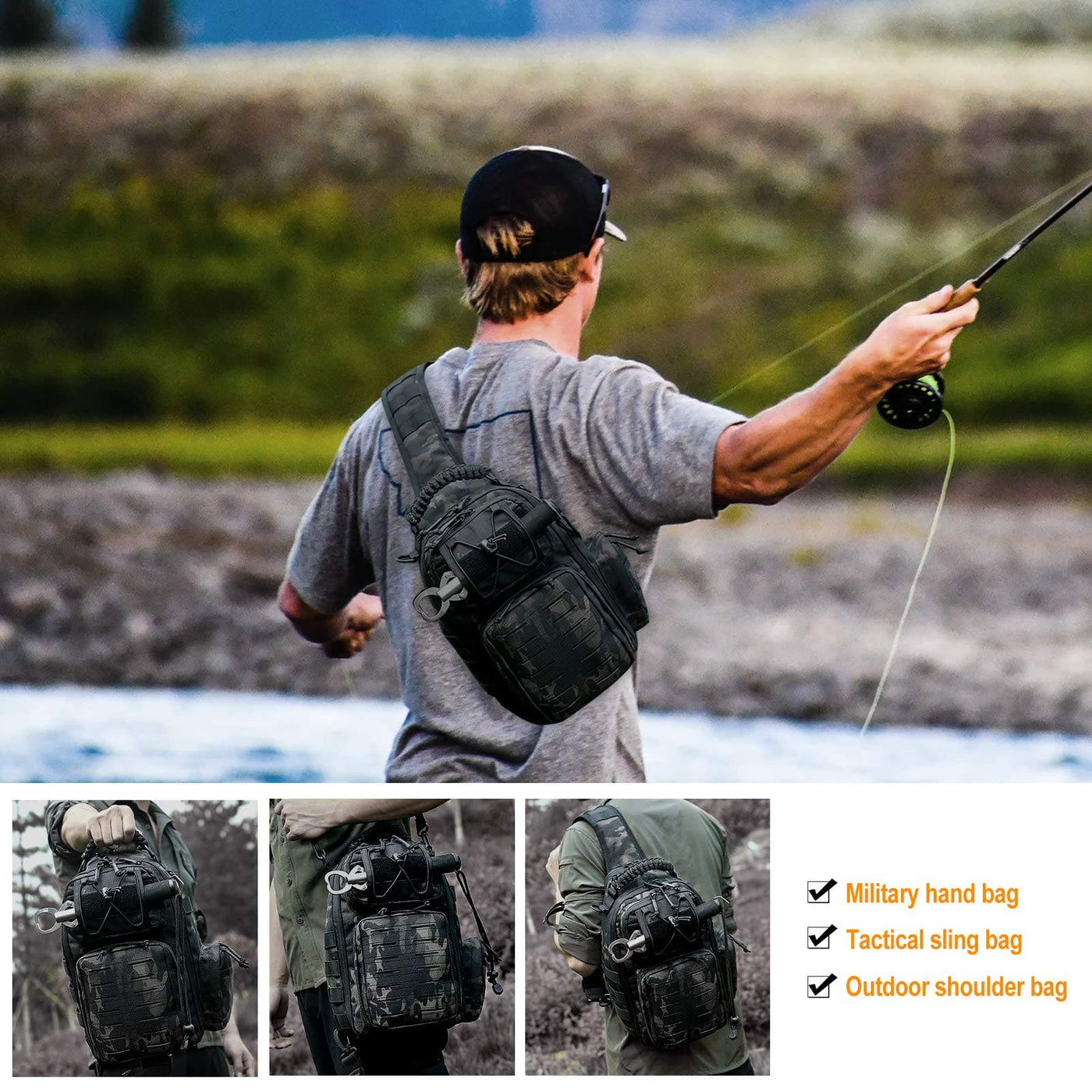 Odor-free hunting waist pack