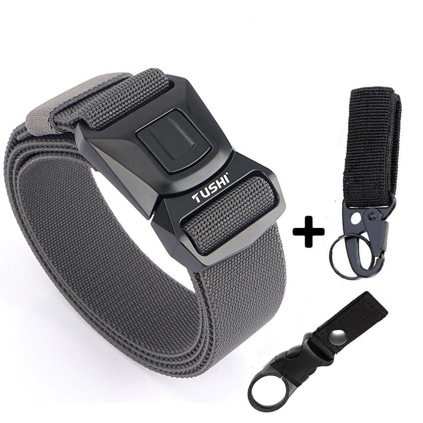 Expedition tactical belt with quick buckle