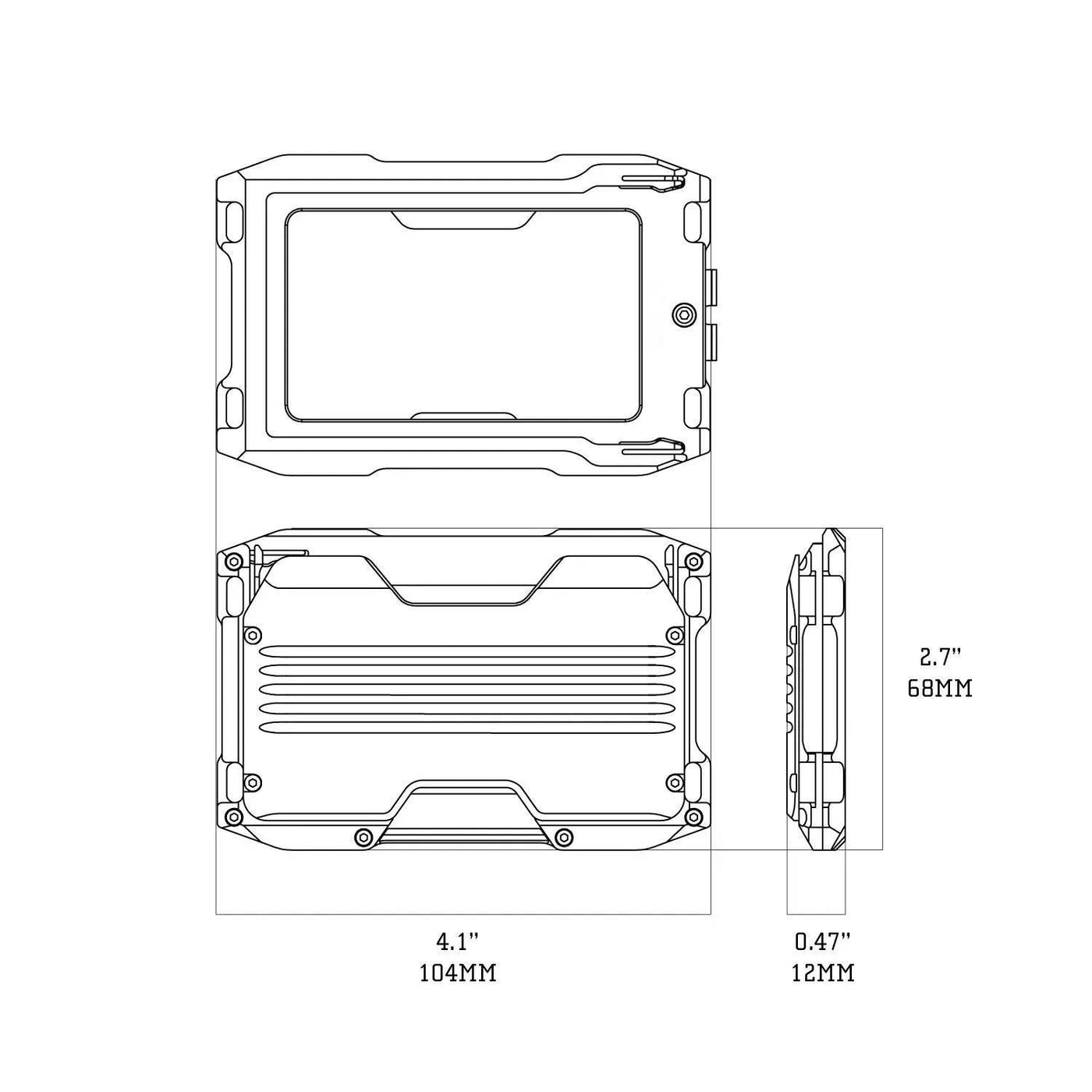 Functional and sleek slimline wallet