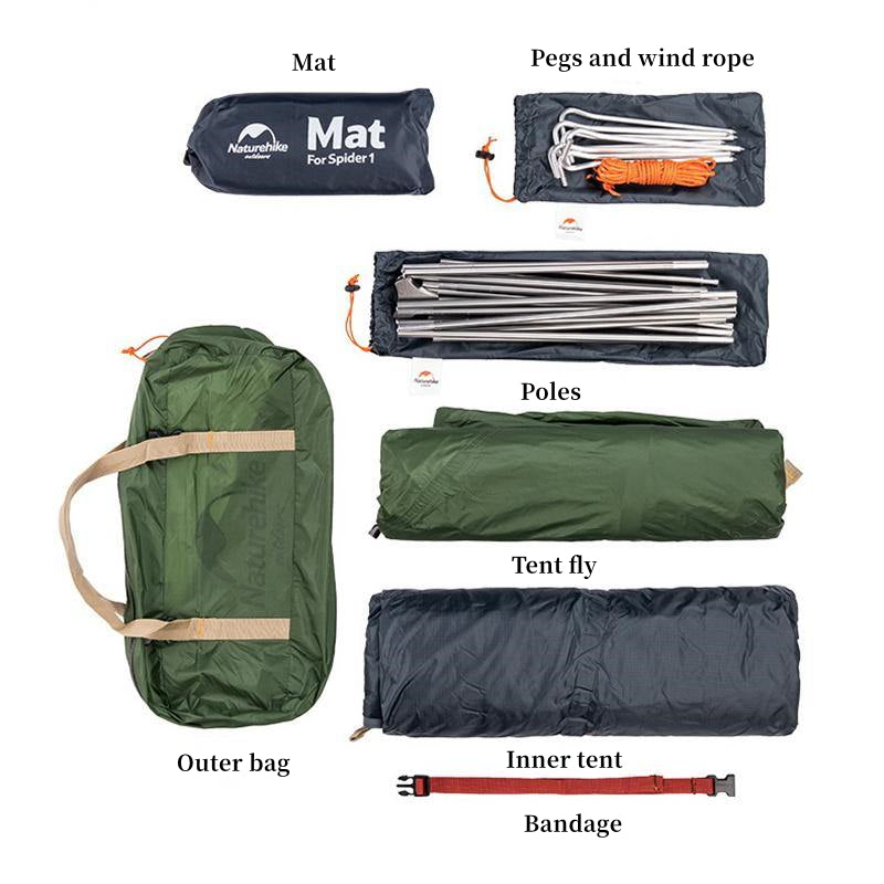 Limited Edition 1 Person Cycling Backpack Tent