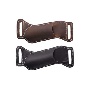 Leather Waist Belt Case Folding Knife Sheath for Belts