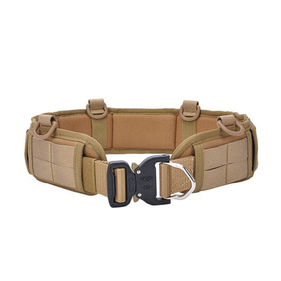 Adjustable combat belt with quick-release