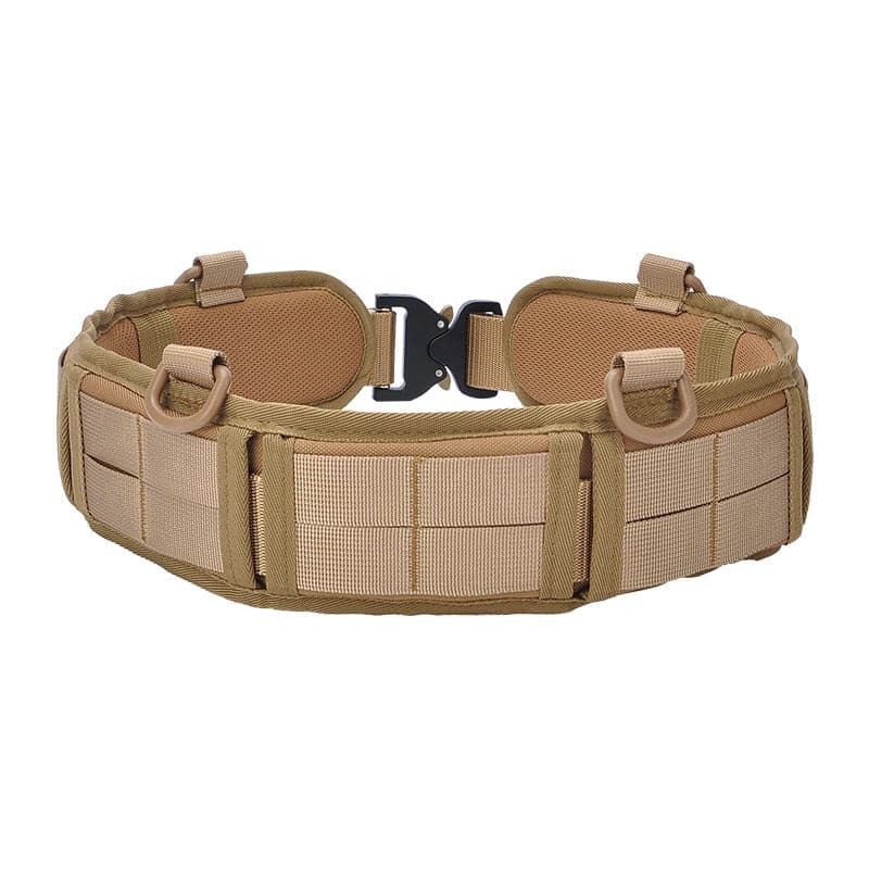 Durable tactical belt with quick buckle