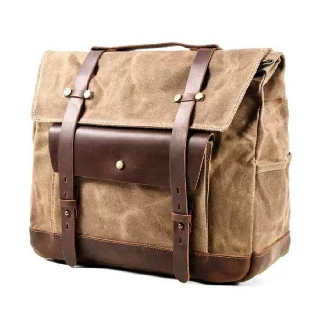 Timeless vintage motorcycle accessory bag