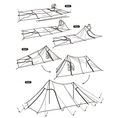 Cloud-Cover Open Air Cinema Shelter Canopy - HUNTING CASE