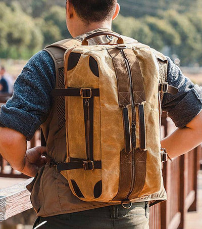 Best weekender backpacks in waxed canvas