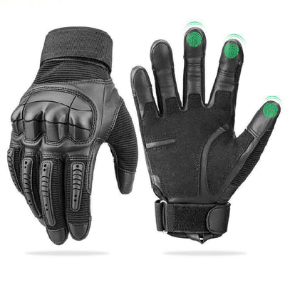 Army-style full finger gloves for motorcycle enthusiasts