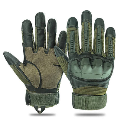 Army-inspired full finger gloves for hunting and biking