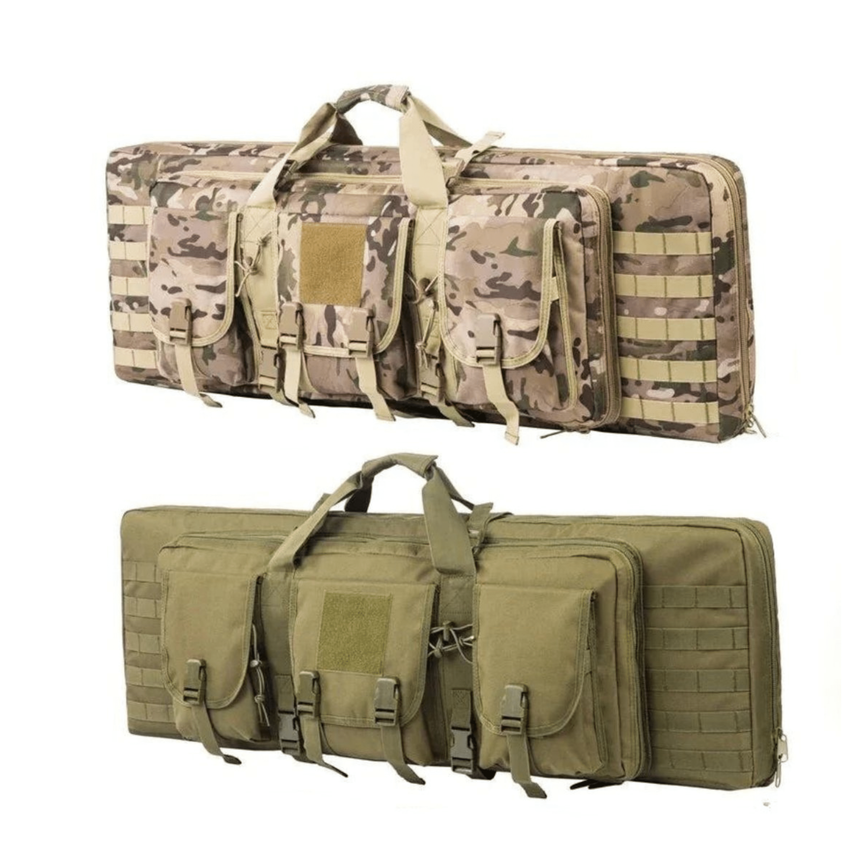 Blue Rifle Bag 38-Inch Rifle Carry Bag - Duffle Backpack Comfortable Rifle ...