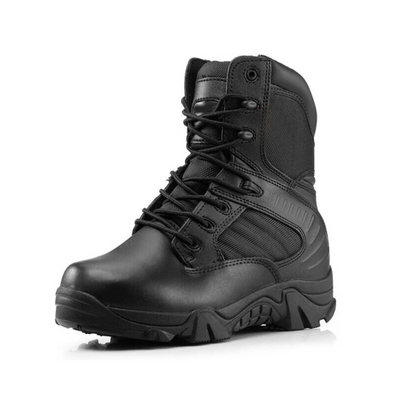 Men Military Tactical Leather Boots Desert Combat Outdoor