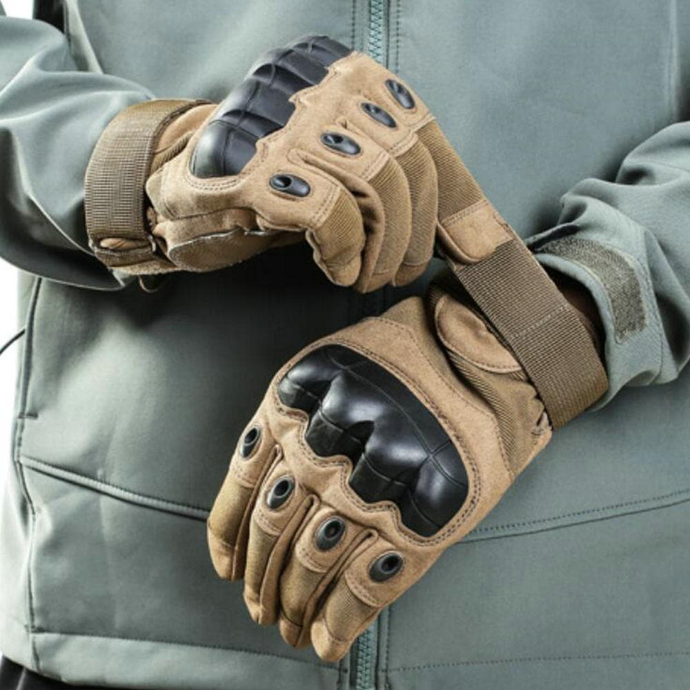 Tactical gloves with grip enhancement