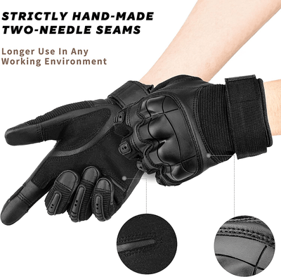 Tactical gloves with full finger coverage for hunting and riding