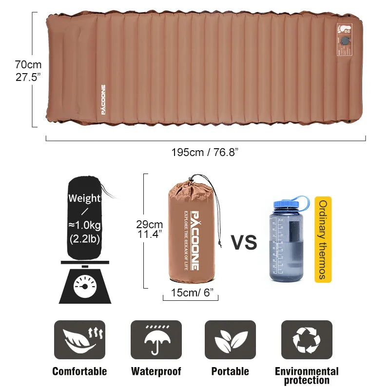 Ultralight Self-inflating Air Mattress - HUNTING CASE