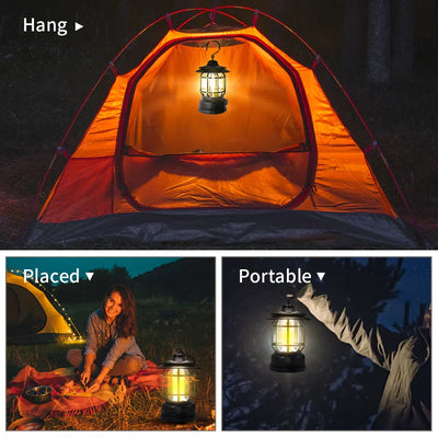 Retro Portable Camping Lantern - HUNTING CASE