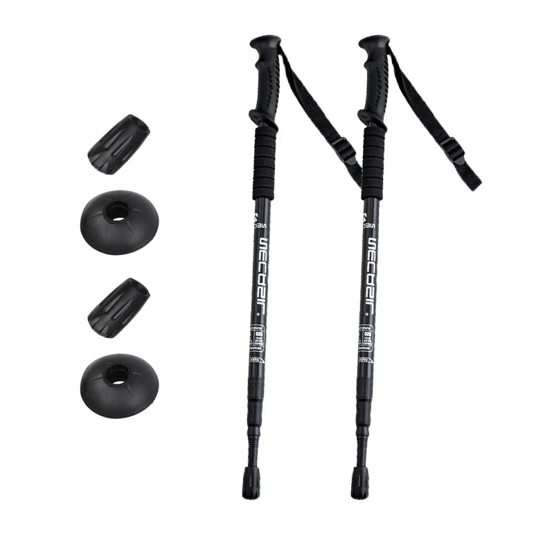 Ultralight Adjustable Non-Slip Nordic Walking Sticks: Telescopic Canes - HUNTING CASE