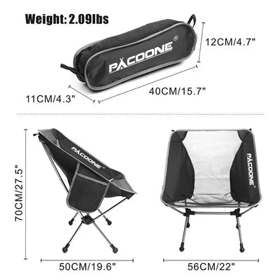 Camping Portable Folding Moon Chair - HUNTING CASE