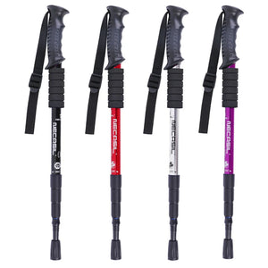 Lightweight Foldable Aluminum Trekking Poles for Hiking & Climbing - HUNTING CASE