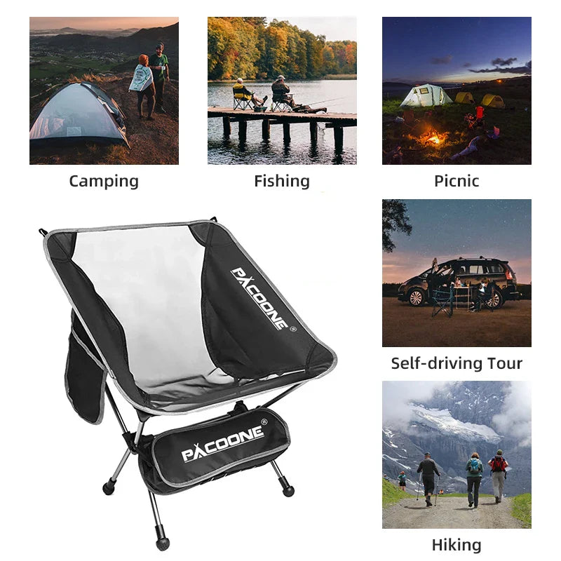 Camping Portable Folding Moon Chair - HUNTING CASE