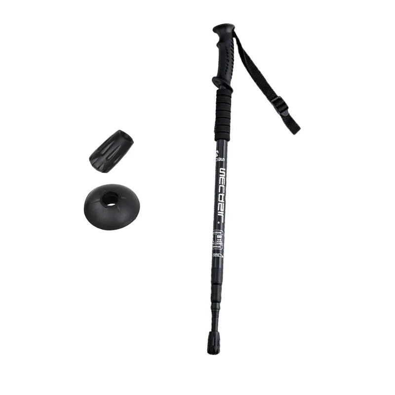 Ultralight Aluminum Trekking Poles: Adjustable Nordic Walking Sticks - HUNTING CASE