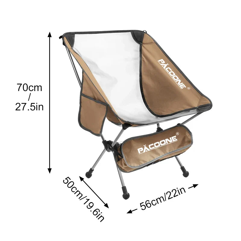 Camping Portable Folding Moon Chair - HUNTING CASE