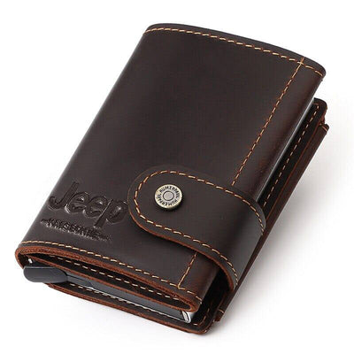 Tactical Leather Wallet with Credit Card Holder - HUNTING CASE