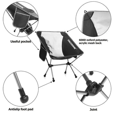 Camping Portable Folding Moon Chair - HUNTING CASE