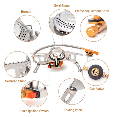 Camping Gas Stove Outdoor - HUNTING CASE