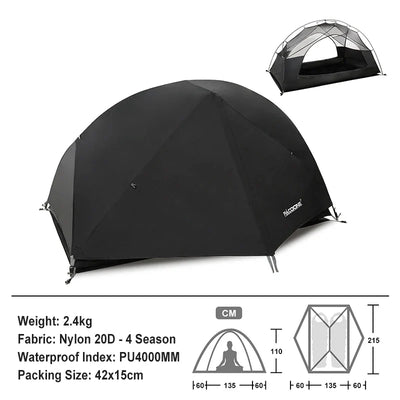 Ultralight 20D Nylon Camping Tent - HUNTING CASE