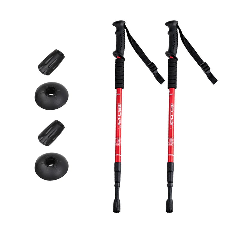 Ultralight Adjustable Non-Slip Nordic Walking Sticks: Telescopic Canes - HUNTING CASE