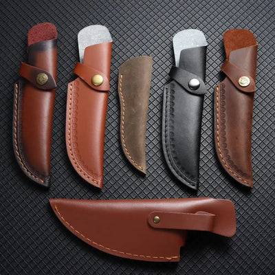 Protective Cover Leather Sheath Belt Knife Multi-function Tool - HUNTING CASE