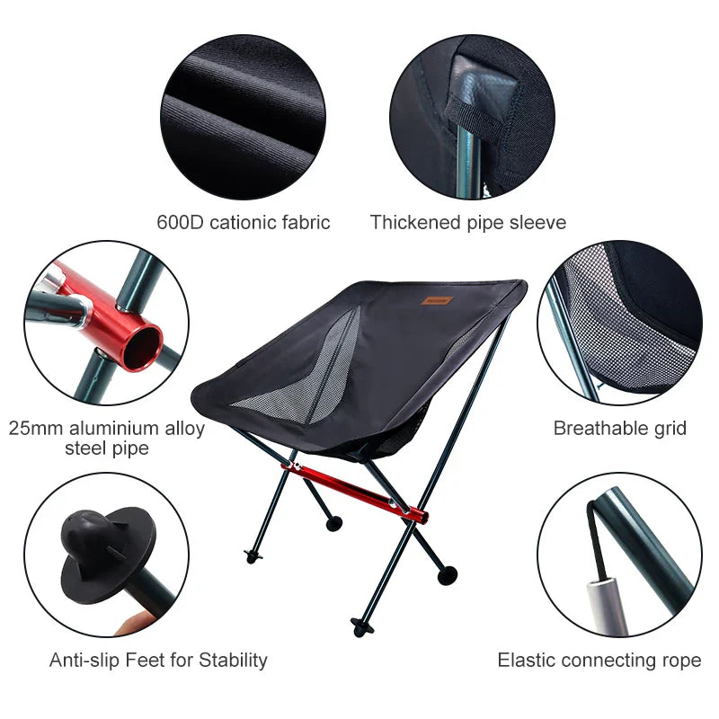 Travel Ultralight Folding Chair - HUNTING CASE