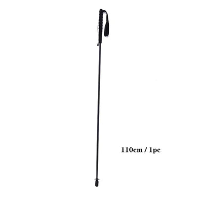 Folding Ultra-Light Carbon Fiber Hiking Poles: 5-Section Trekking Sticks - HUNTING CASE