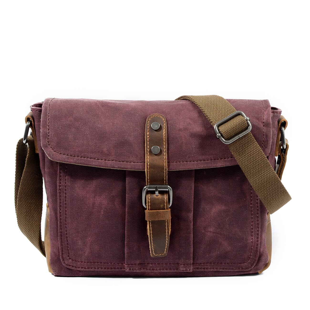 Durable Small Canvas Messenger Bag for Men - HUNTING CASE