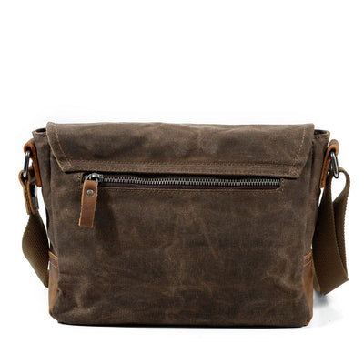 Durable Small Canvas Messenger Bag for Men - HUNTING CASE