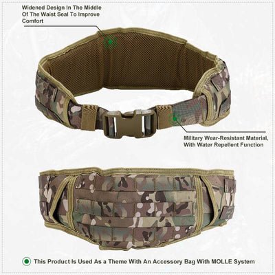 Belted hunting waist bag for easy carry