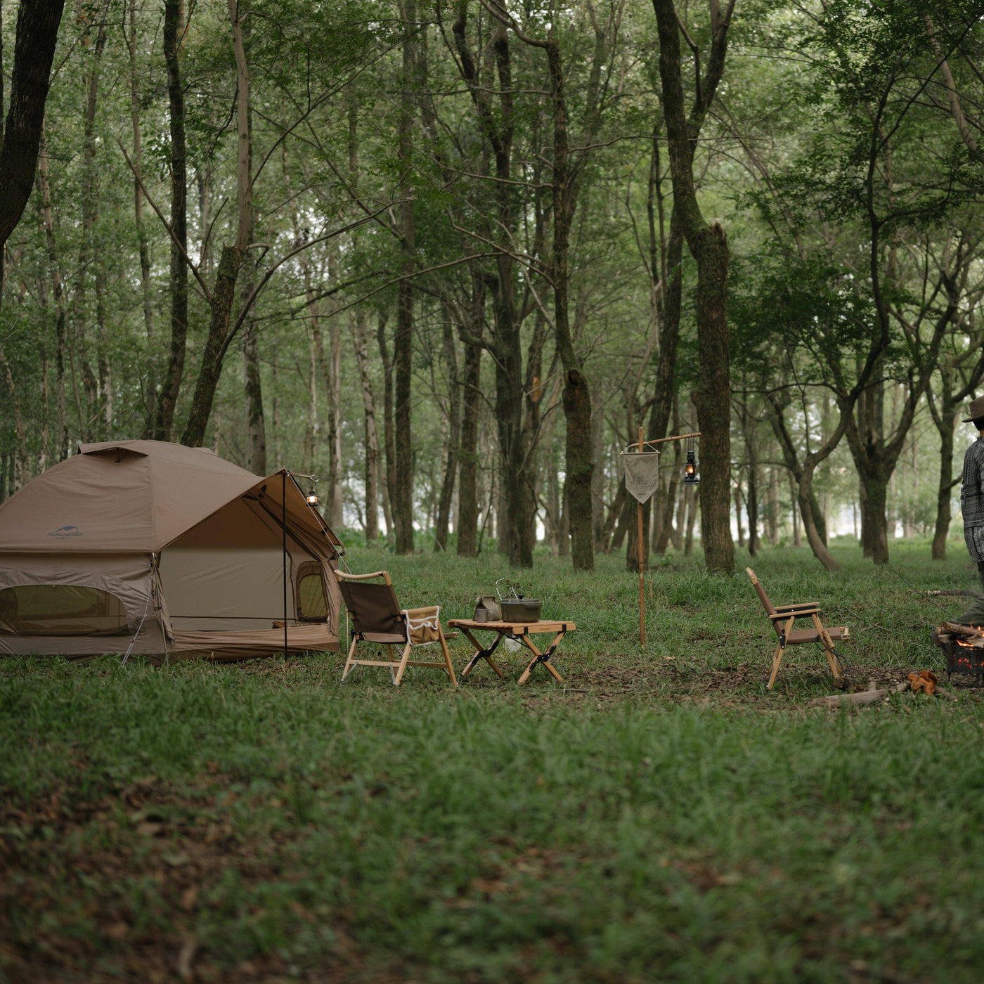 Naturehike MG Hexagonal Yurt Camping Tent - HUNTING CASE