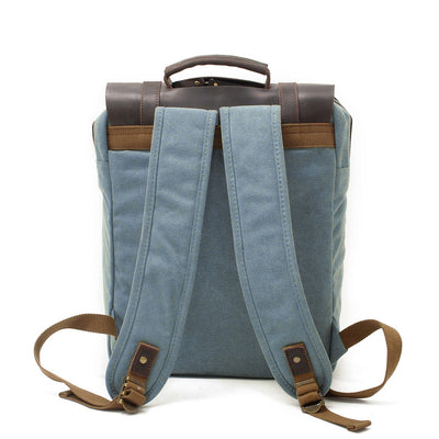 Retro Vintage Bookbag with Multiple Pockets and Stylish Look - HUNTING CASE