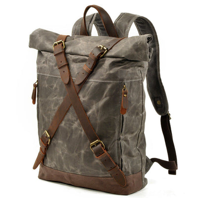 Canvas Rucksack Backpack | OSLO - HUNTING CASE