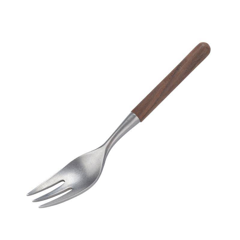 Naturehike Outdoor Stainless Steel Wooden Knife Fork Spoon Dinnerware Set - HUNTING CASE